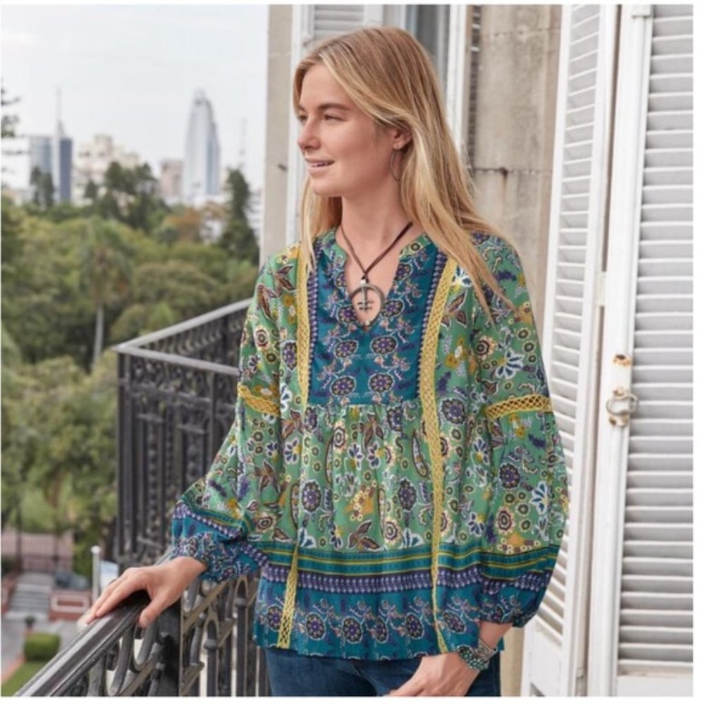 SUNDANCE: Sage Carrina Blouse